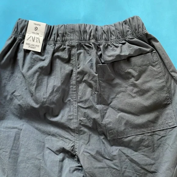 NWT Zara Unisex Children’s Relax Fit Cotton Pants - Picture 4 of 7
